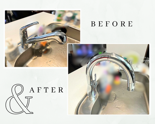 キッチン水栓リフォーム アイキャッチ画像